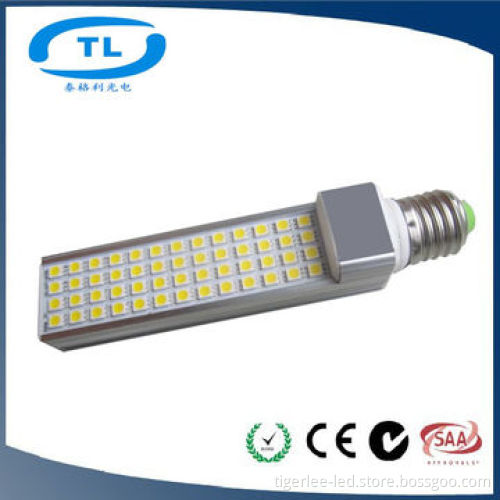 C-TICK G24 E27 plugged LED bulb, 7W